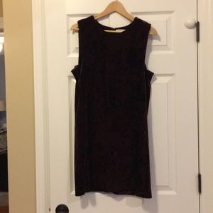 Burgundy Crushed Velvet BCBG Generation Dress